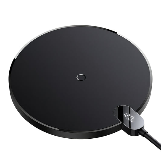 Caricabatterie di rete wireless Baseus con display digitale a LED Gen 2, 15W, 1,67A, nero CCED000001 CCED000001