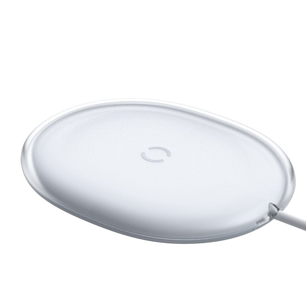 Caricabatterie Wireless Baseus Jelly, 15W, 1.67A, Bianco WXGD-02