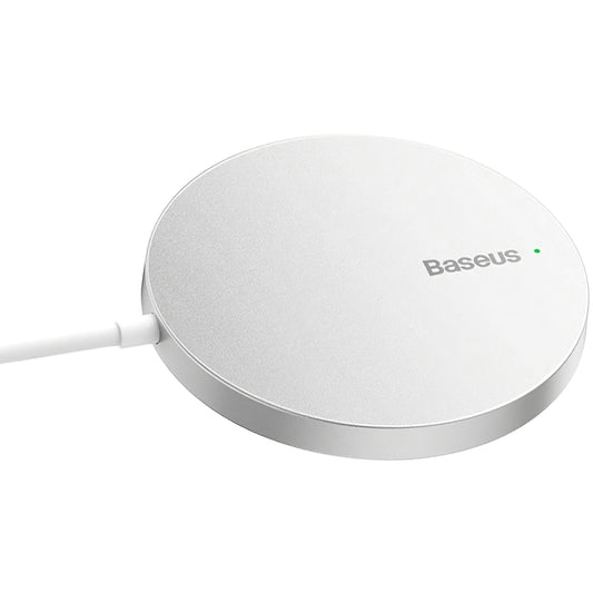 Caricatore di rete wireless Baseus Simple Simple Mini 3, 15W, 1,67A, argento CCJJ040012