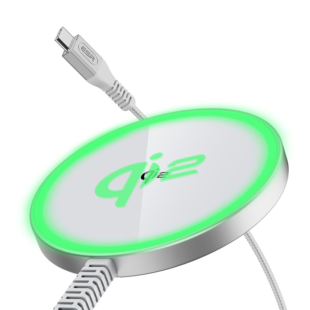Caricabatterie Wireless ESR HaloLock, 15W, 1.67A, Argento