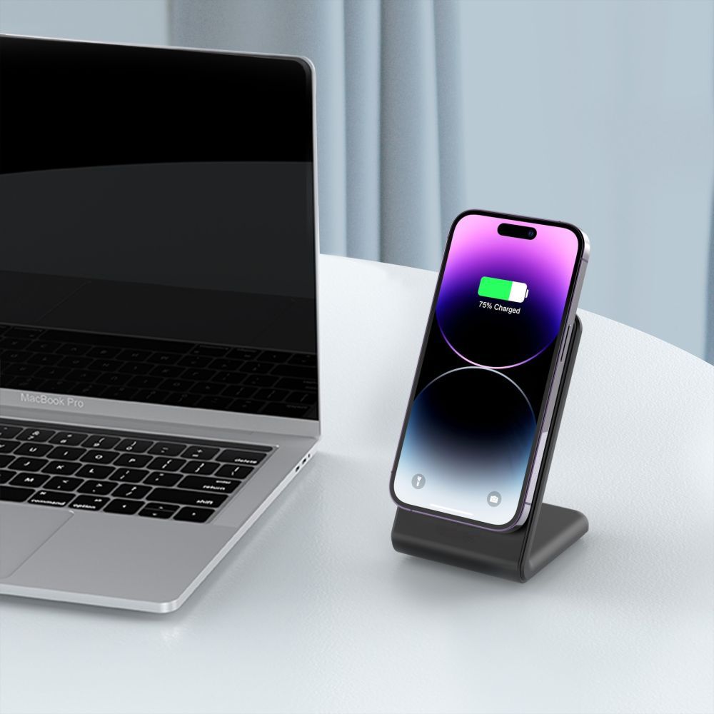 MagSafe Tech-Protect QI15W-A38, 15W, 1,67A, nero