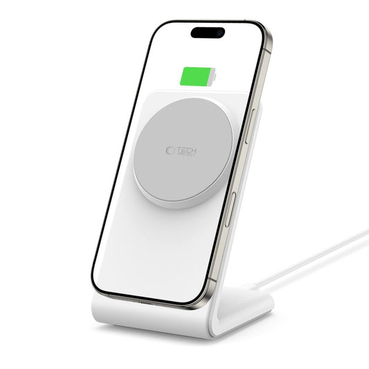MagSafe Tech-Protect QI15W-A38, 15W, 1,67A, bianco