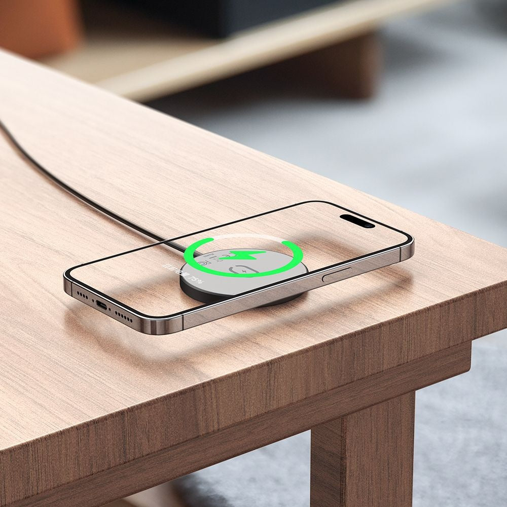McDodo CH-4360 Moon Wireless Network Charger, 15W, 1.67A, Black