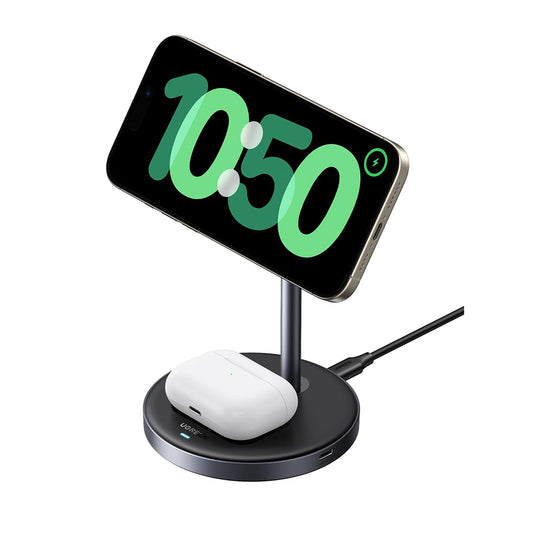 Caricabatterie Wireless UGREEN W710 3in1, 20W, 1.67A, 1 x USB-C, Nero