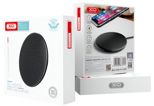 XO Design WX020 Wireless Network Charger, 15W, 1.67A, Black