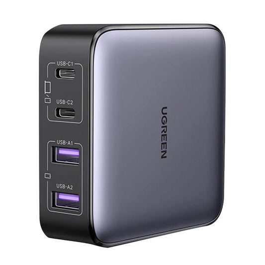 Caricabatterie Stazione UGREEN CD327 Nexode, 65W, 3.25A, 2 x USB-A - 2 x USB-C, Nero