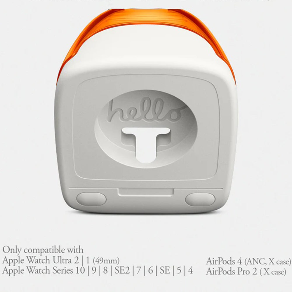 Supporto Spigen C1 Classic per Caricabatterie Wireless Apple Watch Series, Rosso AMP09341