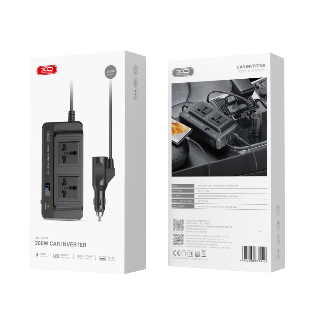 Inverter Elettrico Auto XO Design CZ011, 200W