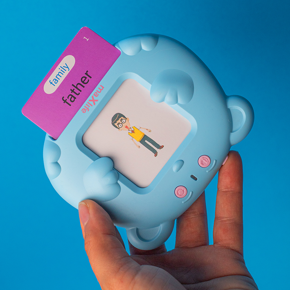 Giocattolo educativo MaXlife MXLD-100 per l'apprendimento delle parole in lingua inglese, Blu