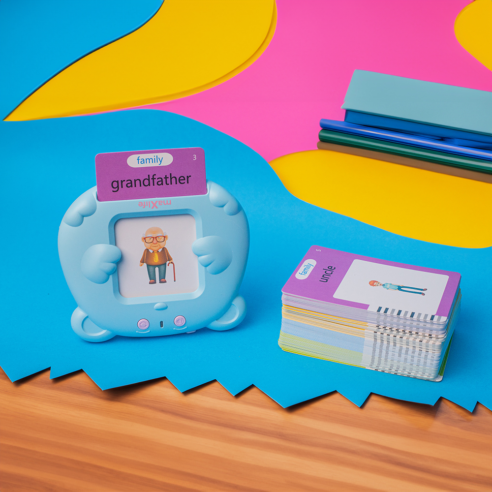 Giocattolo educativo MaXlife MXLD-100 per l'apprendimento delle parole in lingua inglese, Blu