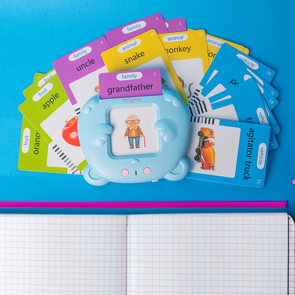 Giocattolo educativo MaXlife MXLD-100 per l'apprendimento delle parole in lingua inglese, Blu