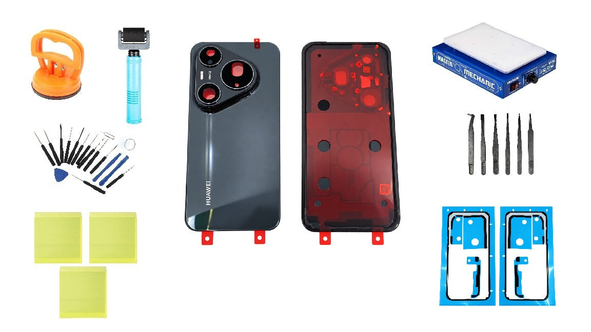 Kit cover batteria Huawei Pura 90s Pro Max Graphite Black Service Pack e strumenti di assistenza dedicati