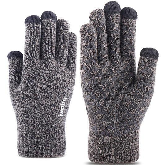 Guanti Invernali Touch Iwarm ST0005, Taglia 21cm, Grigio