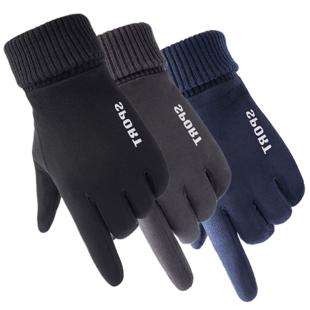 Guanti Invernali Tattici Unisex Techsuit ST0010, Taglia Universale, Neri
