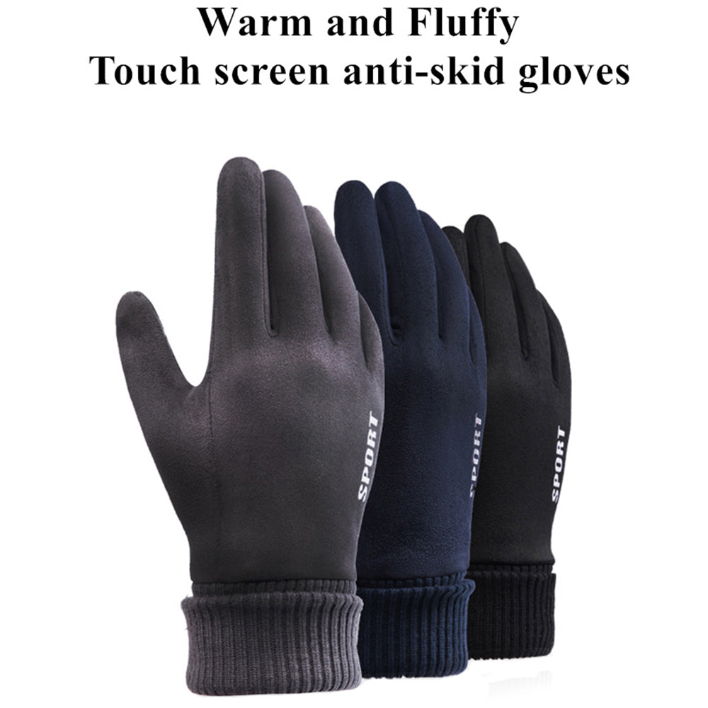 Guanti Invernali Tattici Unisex Techsuit ST0010, Taglia Universale, Neri