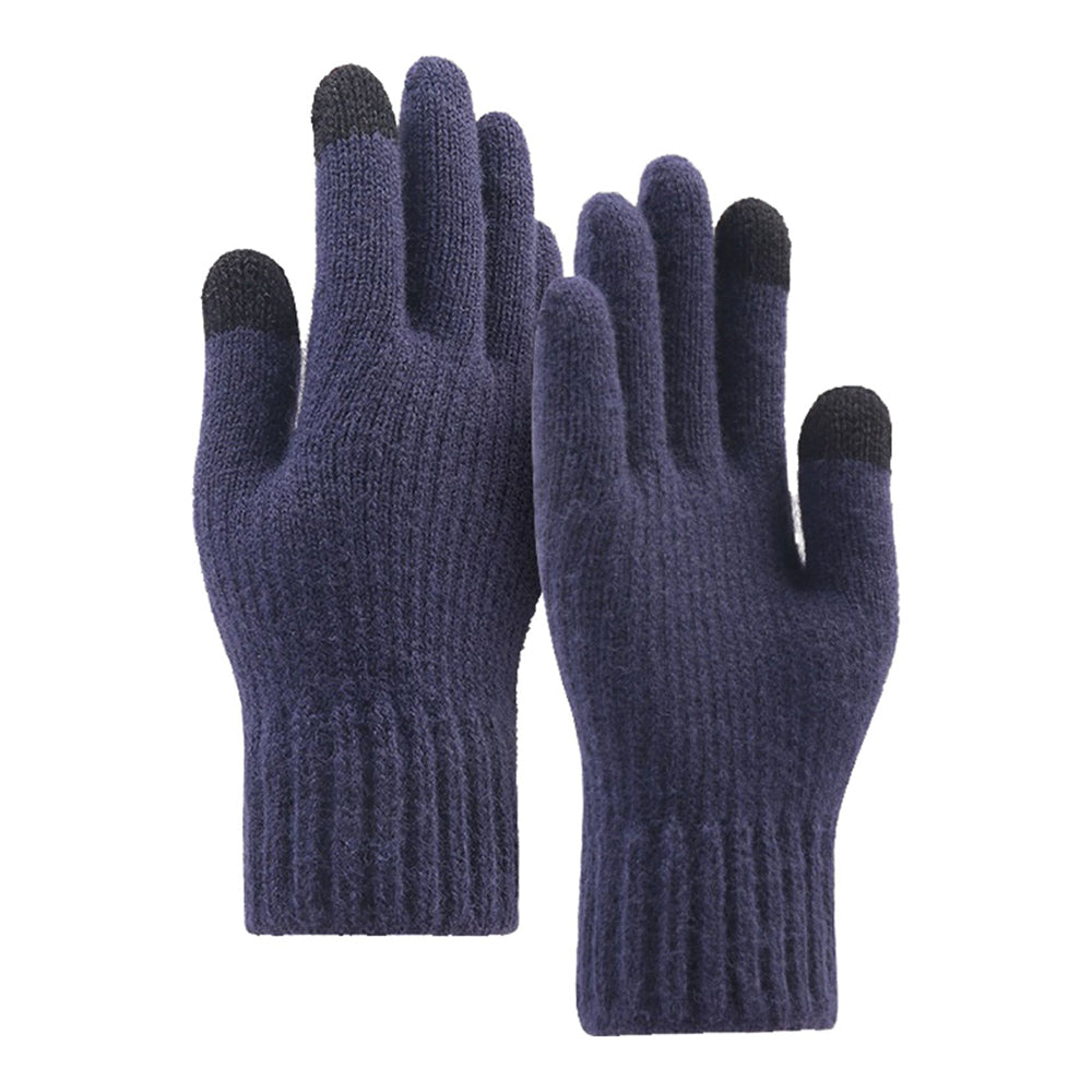 Guanti Invernali Touchscreen Unisex Techsuit ST0012, Taglia 22cm, Blu Navy