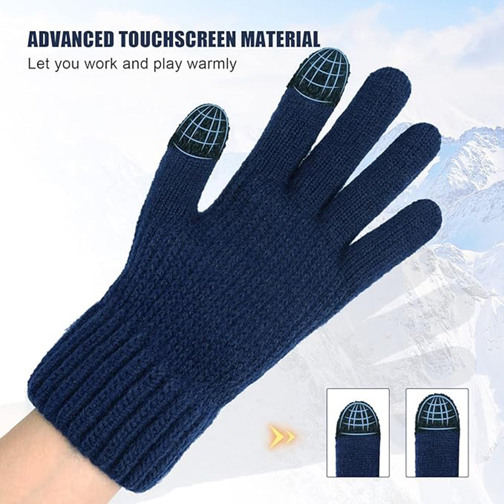 Guanti Invernali Tattili Unisex Techsuit ST0012, Taglia 22cm, Marrone
