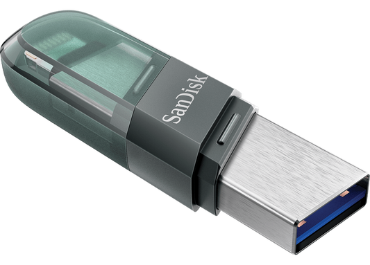 Memoria Esterna USB-A 3.1 / Lightning SanDisk iXpand Flip, 64Gb SDIX90N-064G-GN6NN