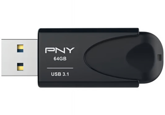 Memoria Esterna USB-A 3.1 PNY Attache 4, 64Gb FD64GATT431KK-EF