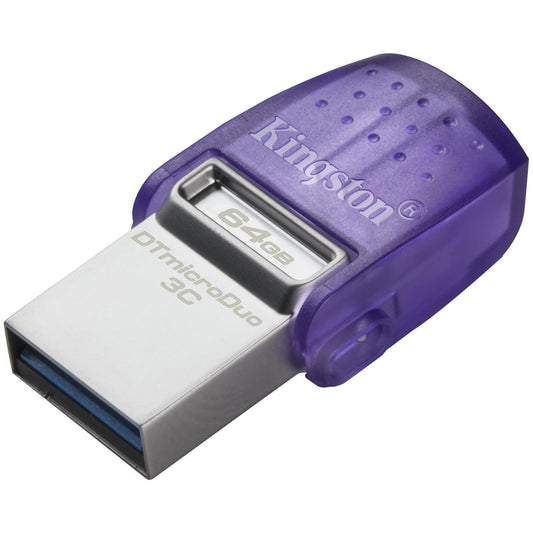 Memoria esterna USB-A 3.2 / USB-C Kingston microDuo 3C, 64Gb DTDUO3CG3/64GB