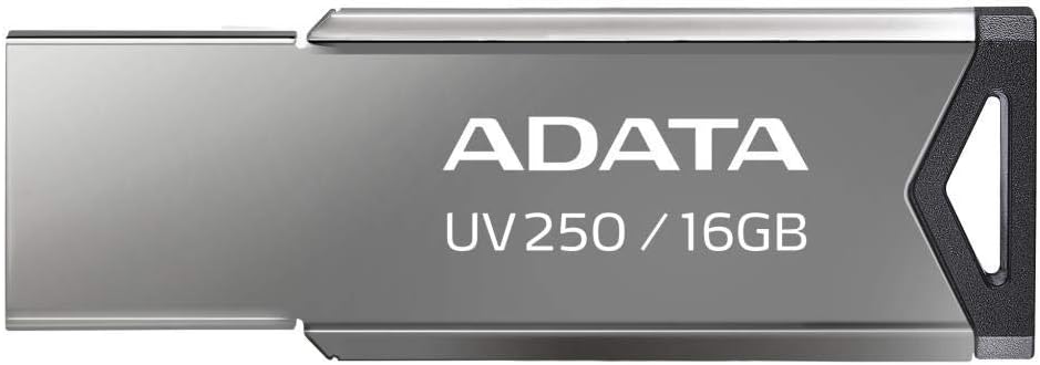 Memoria esterna USB-A Adata UV250, 16Gb AUV250-16G-RBK AUV250-16G-RBK