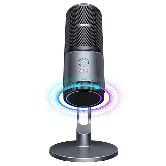 Microfono Cardioide UGREEN CM769 (35629), RGB, USB-A, 2m, Nero