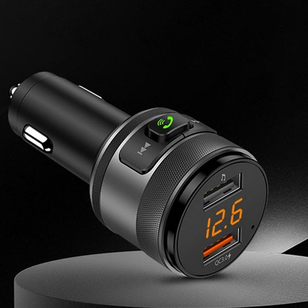 Modulatore FM Bluetooth Techsuit VoltTune, 2 x USB-A