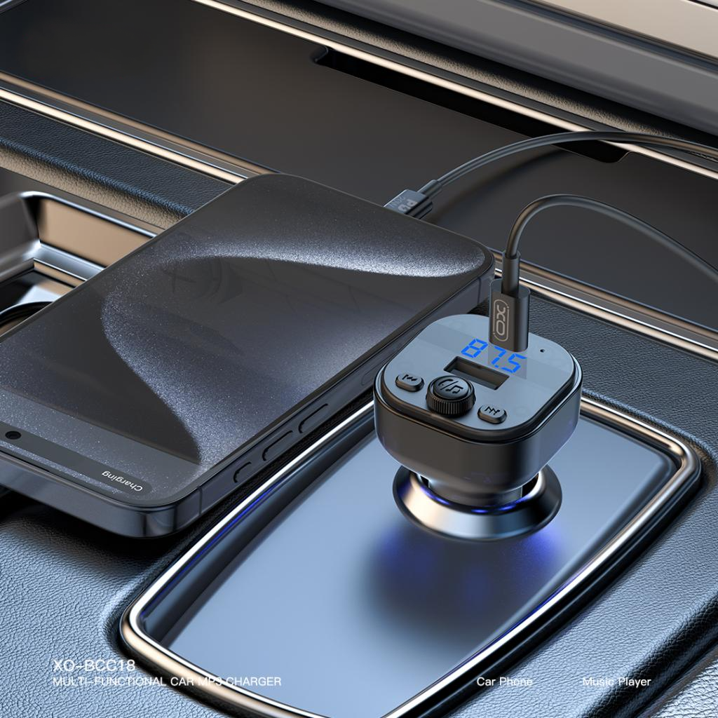 Modulatore FM Bluetooth XO Design BCC18, 1 x USB-A - 1 x USB-C