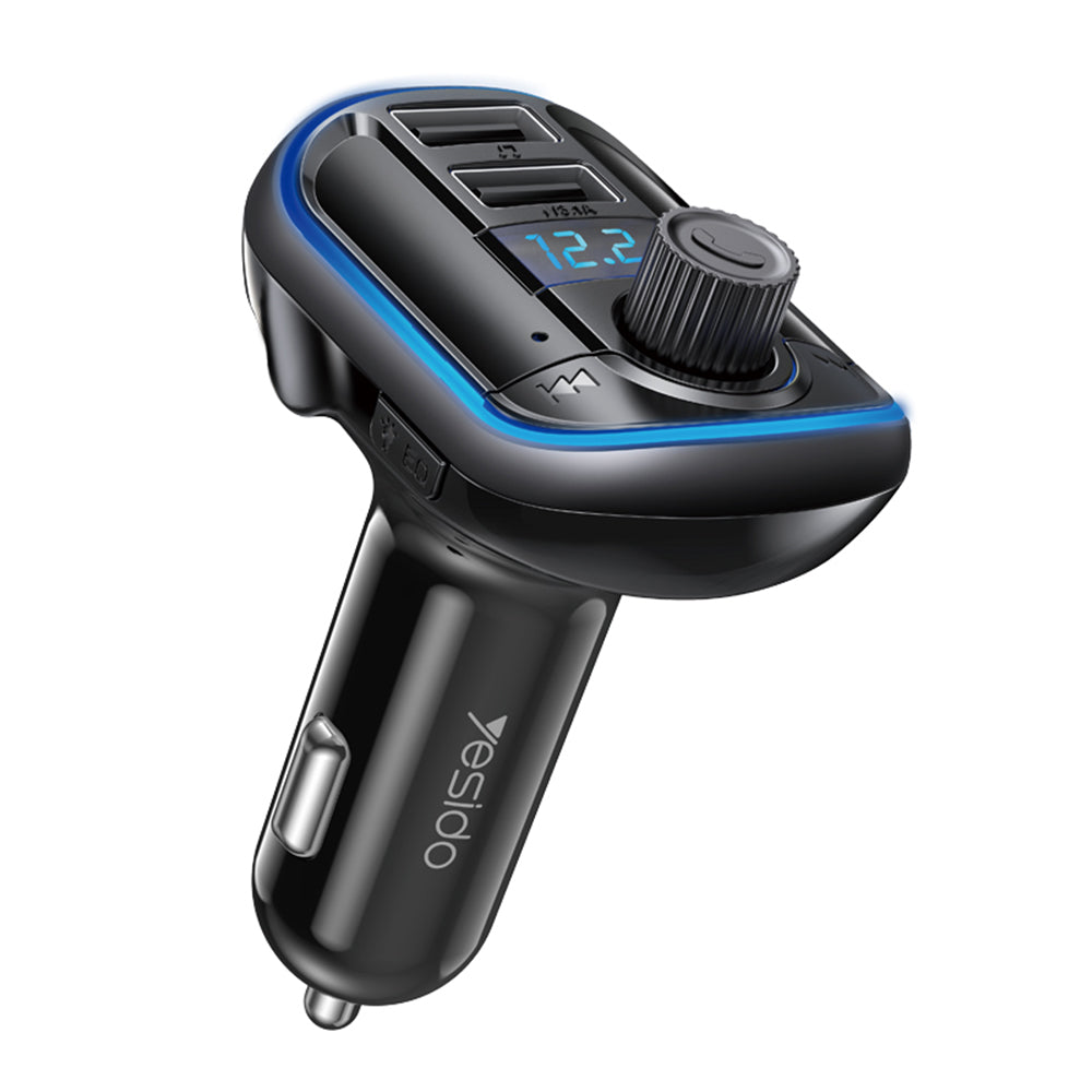 Modulatore FM Bluetooth Yesido Y44, 2 x USB-A - 1 x microSD