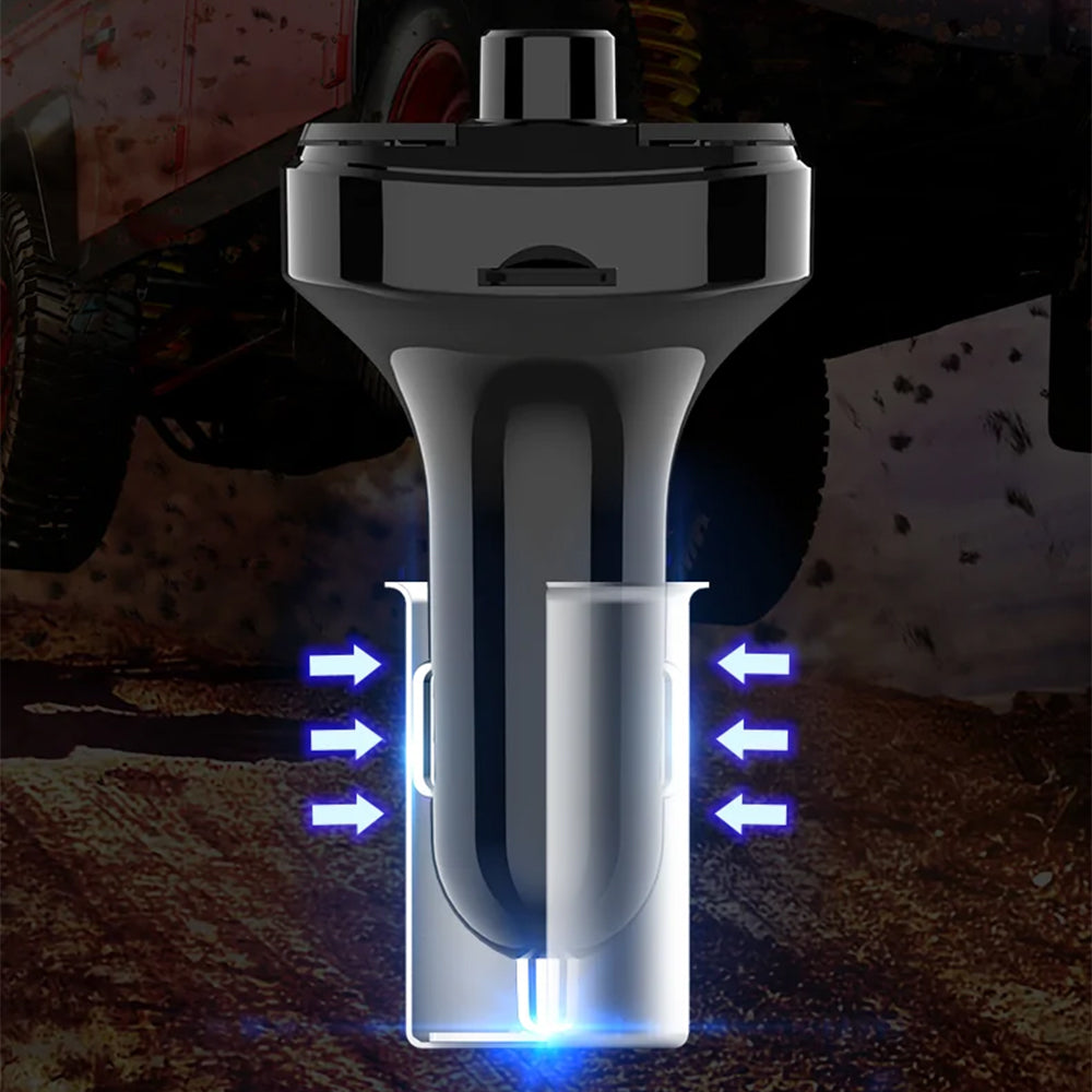 Modulatore FM Bluetooth Yesido Y45, 2 x USB-A - 1 x USB-C - 1 x microSD
