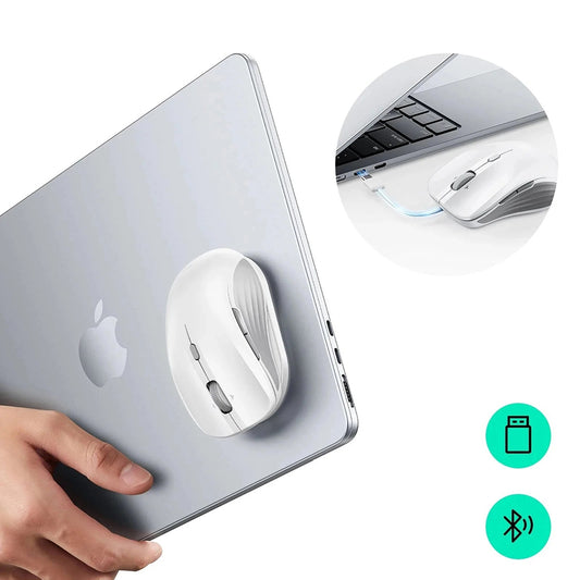 Mouse Wireless ESR MagMouse, 800DPI - 4800DPI, Bianco