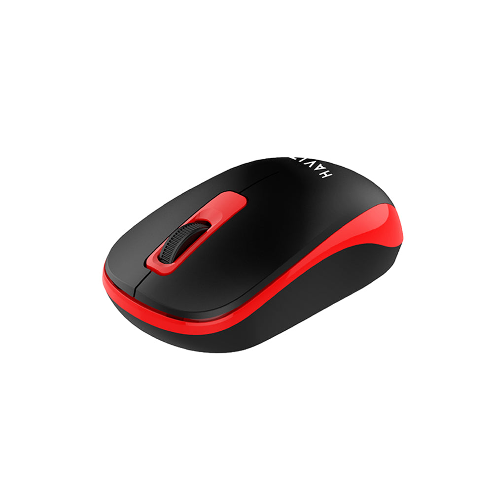 Mouse Wireless HAVIT MS626GT, 1200DPI, Nero Rosso