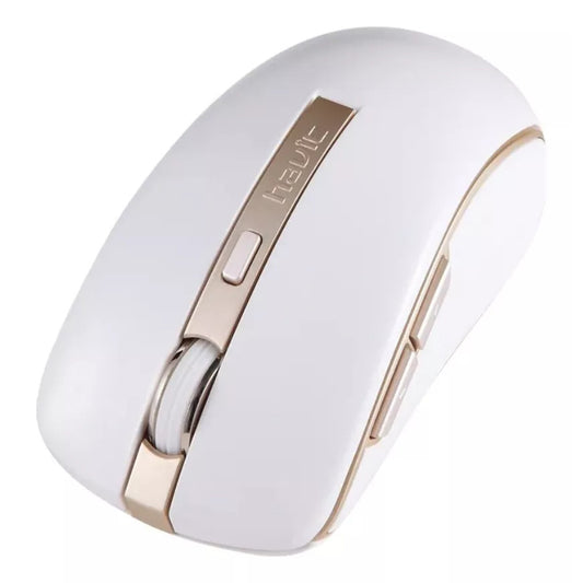 Mouse Wireless HAVIT MS951GT, 1000DPI - 1600DPI, Bianco Dorato
