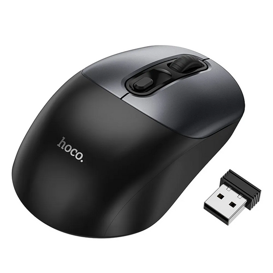 Mouse Wireless HOCO GM28, 1600DPI, Grigio
