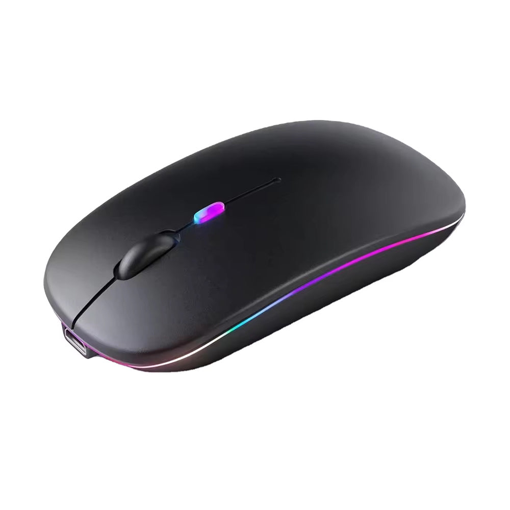 Mouse Wireless Techsuit M1, RGB, 1600DPI, BT / Wi-Fi, Nero