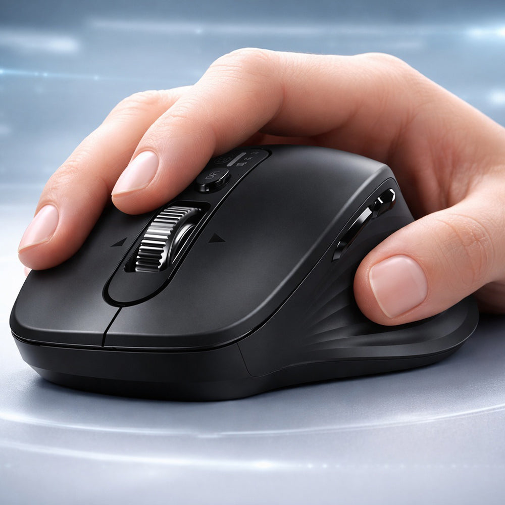 Mouse Wireless UGREEN M752 (75498B), 5000DPI, BT / Wi-Fi, Nero