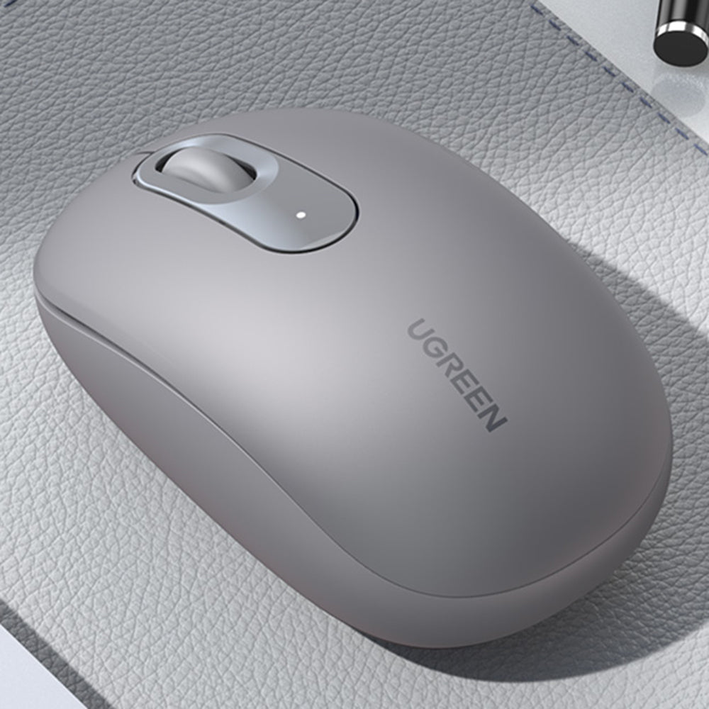 Mouse Wireless UGREEN MU105, 2400DPI, Grigio