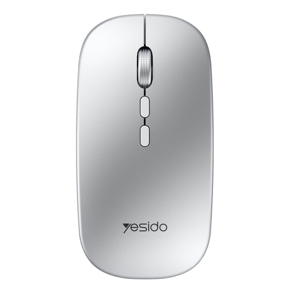 Mouse Wireless Yesido KB15, 800DPI - 1600DPI, Argento