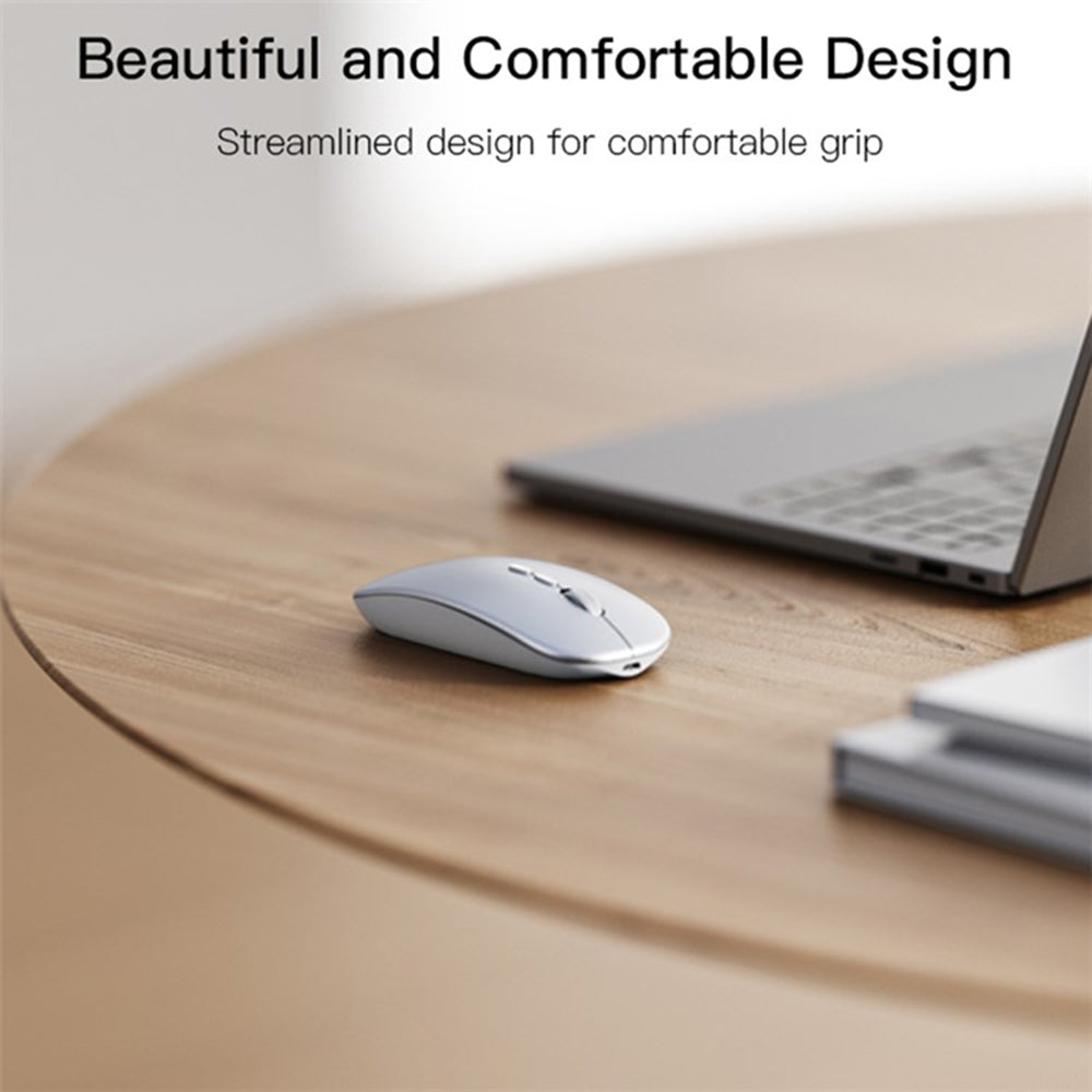 Mouse Wireless Yesido KB15, 800DPI - 1600DPI, Argento