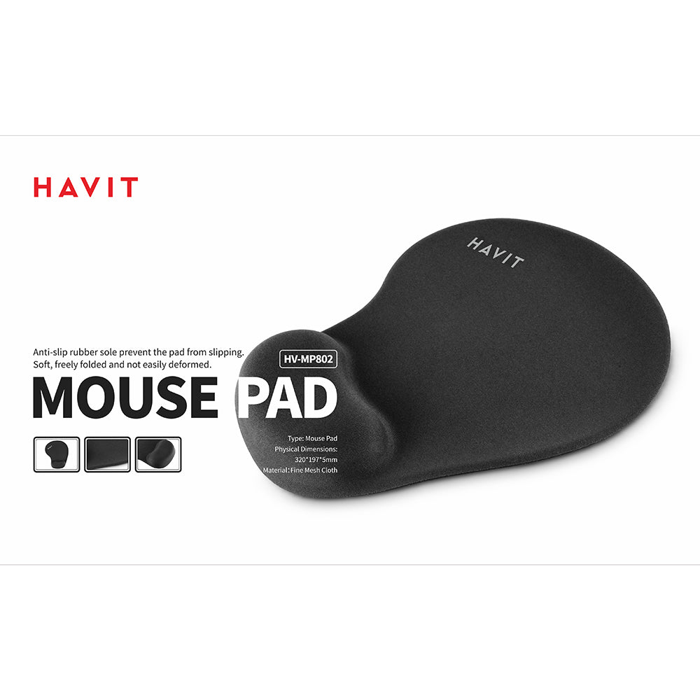 MousePad Gaming HAVIT MP802, 230mm x 191mm x 3.5mm, Blu marino