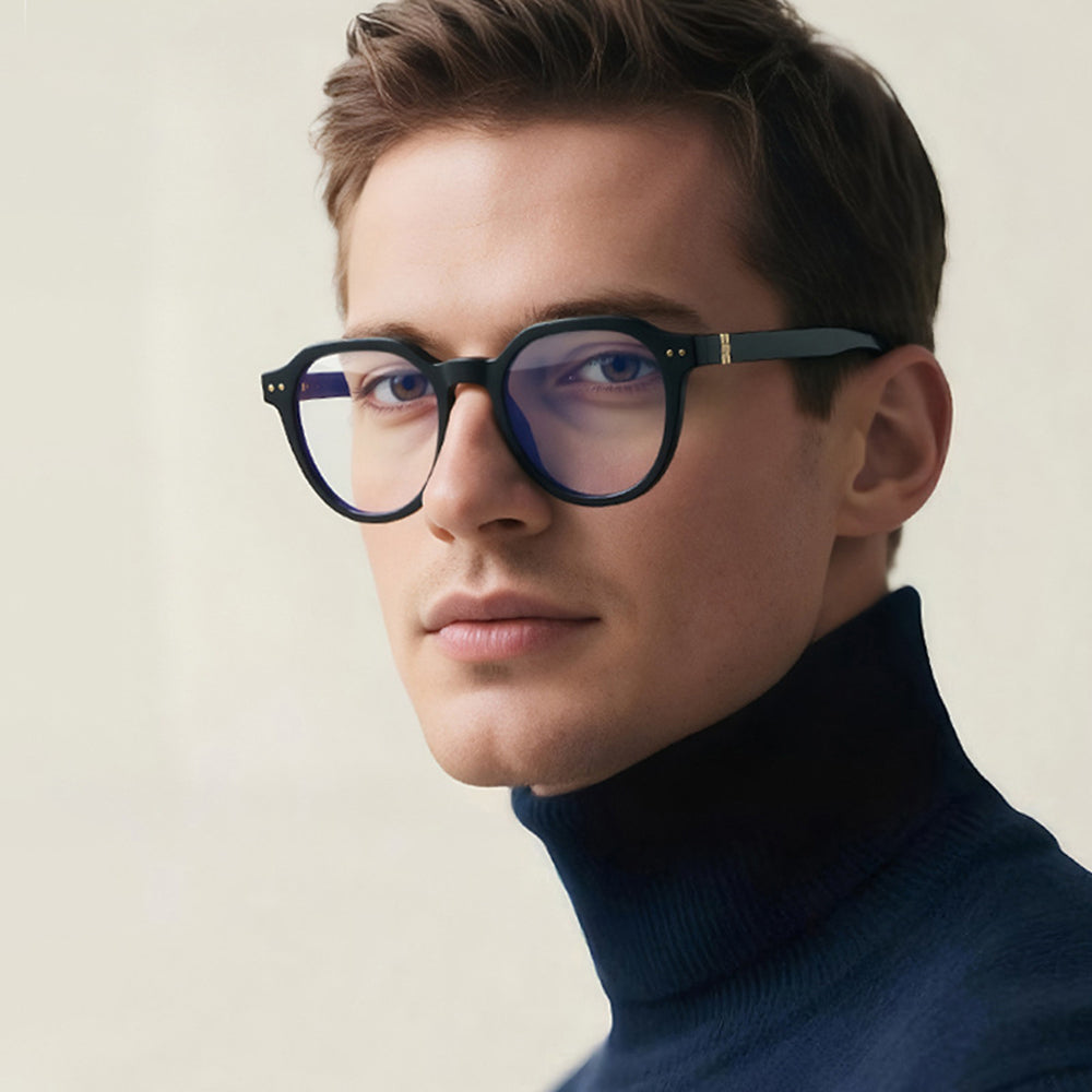 Occhiali Da Computer Uomo Techsuit 2228, Anti-Luce Blu, Neri