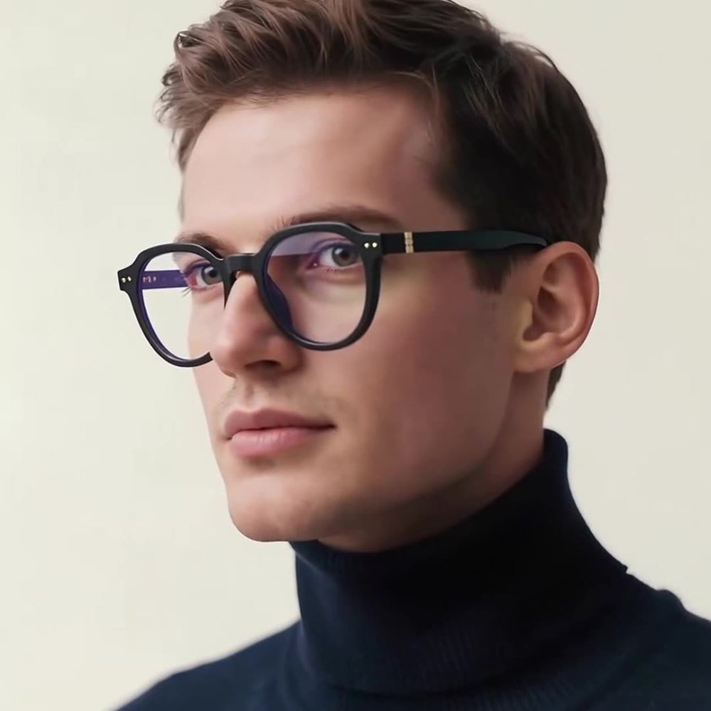 Occhiali Da Computer Uomo Techsuit 2228, Anti-Luce Blu, Neri