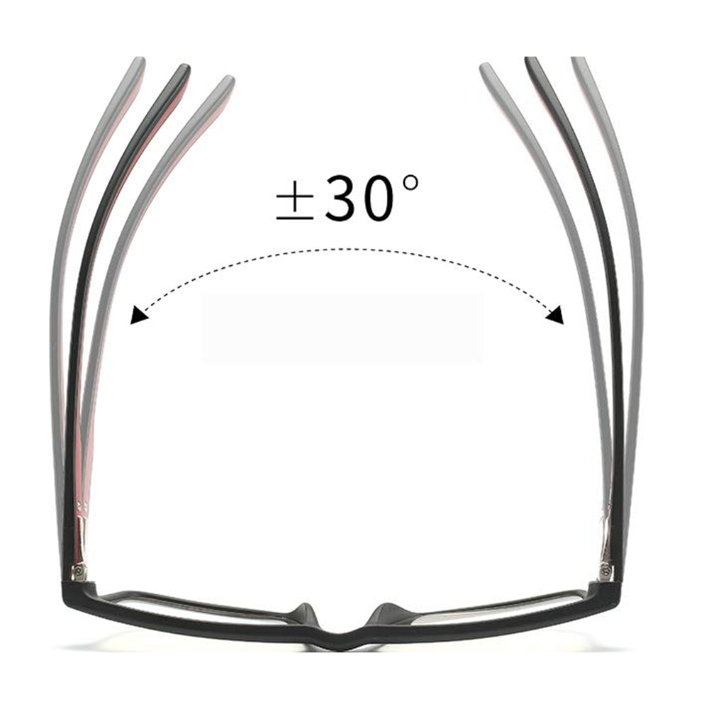 Occhiali da Computer Uomo Techsuit F2388, Anti-Luce Blu, Neri Blu