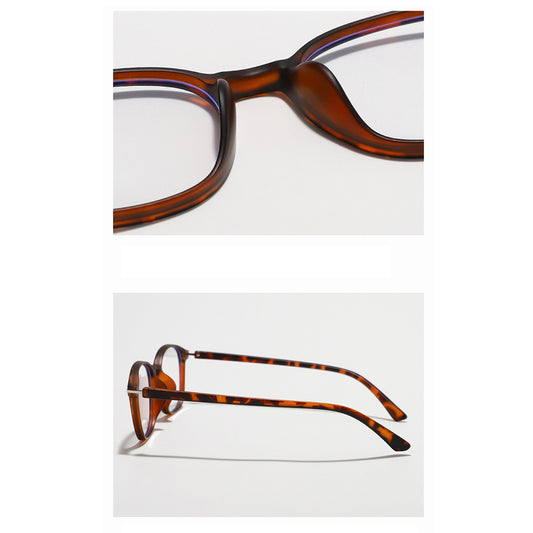 Unisex Techsuit 6635 Computer Glasses, Anti-Blue Light, Black Purple