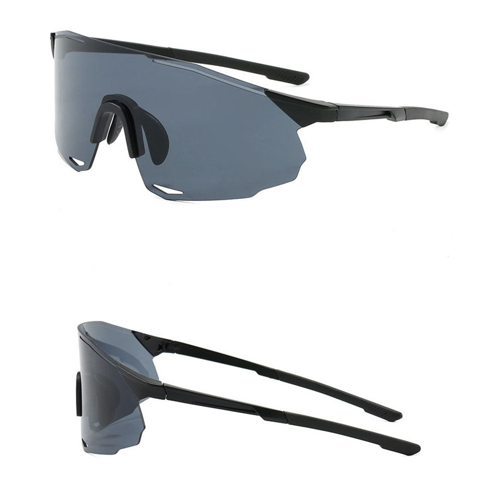 Occhiali da Ciclismo Unisex Techsuit 8853, Nero Grigio