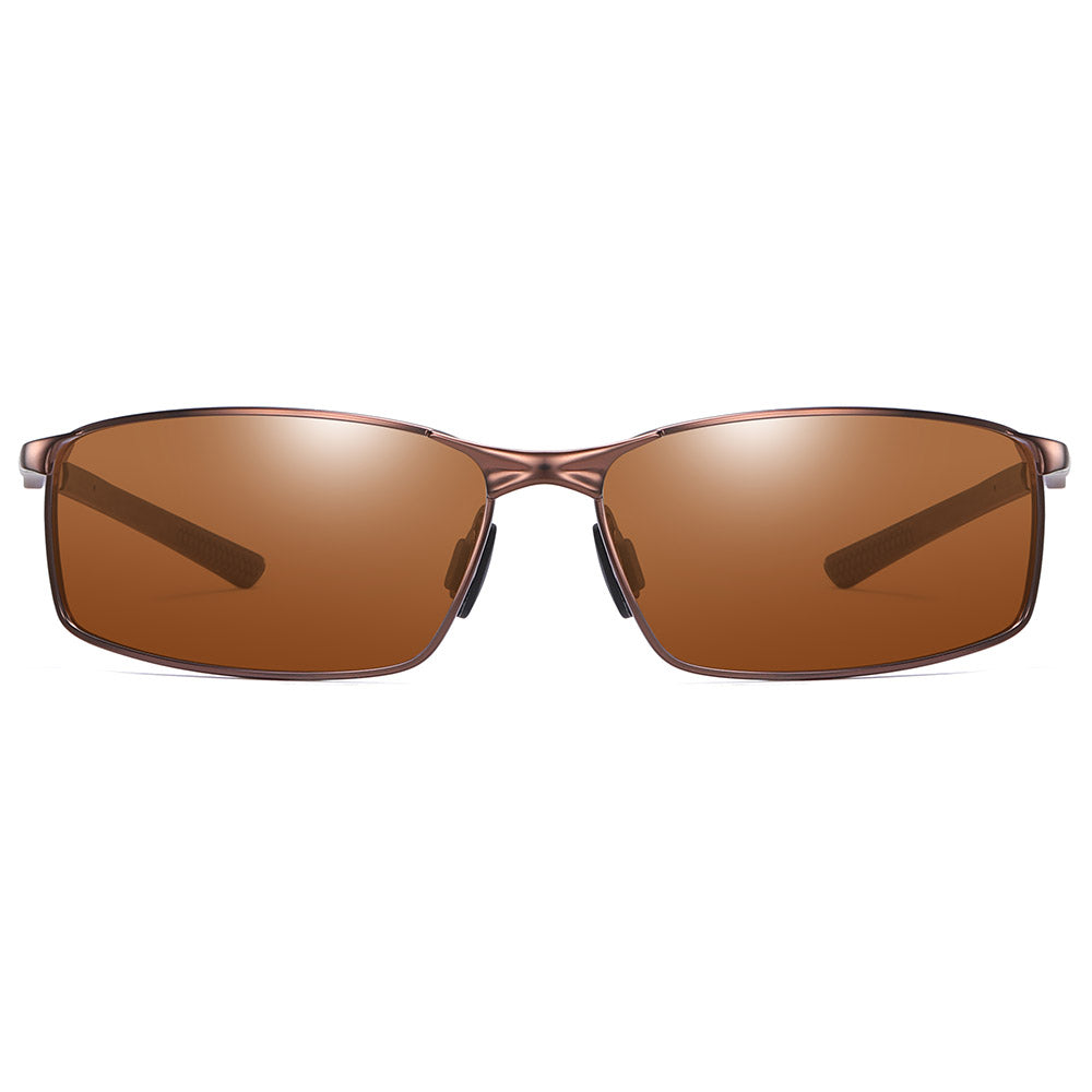 Occhiali da Sole Uomo Techsuit 559, Polarizzati, Protezione UV, Marrone