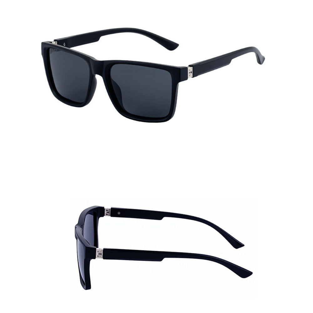 Occhiali da Sole Uomo Techsuit 8506, Polarizzati, Protezione UV, Blu Opaco Grigio