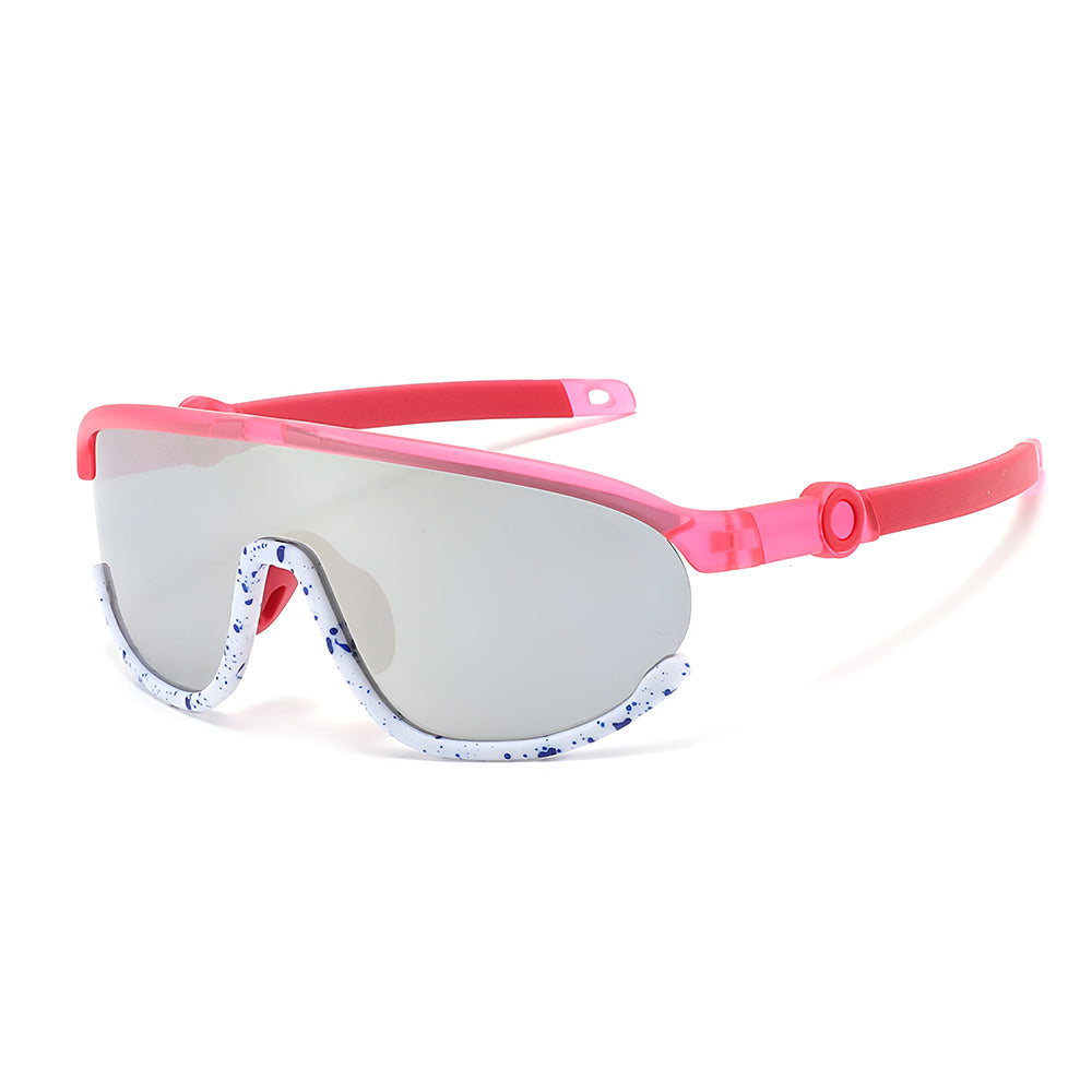 Occhiali da Sole per Bambini Techsuit 2025, Polarizzati, Protezione UV, Rosa