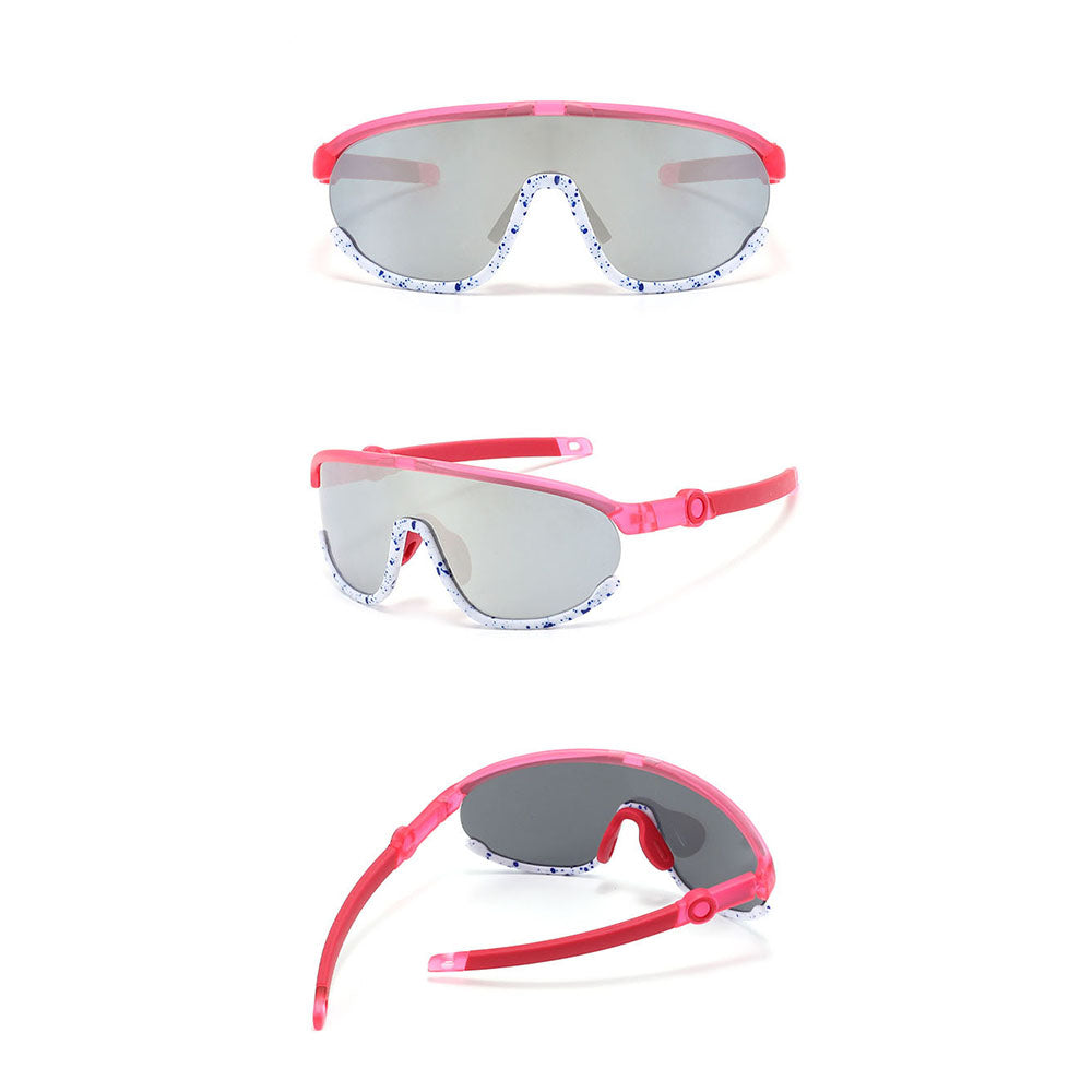 Occhiali da Sole per Bambini Techsuit 2025, Polarizzati, Protezione UV, Rosa