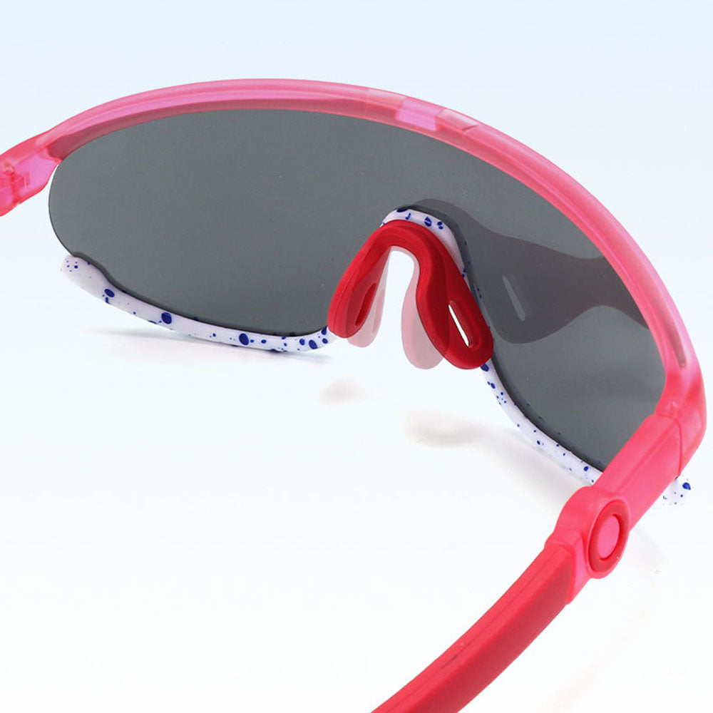 Occhiali da Sole per Bambini Techsuit 2025, Polarizzati, Protezione UV, Rosa